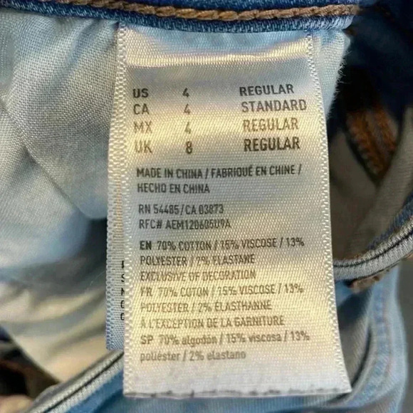 AMERICAN EAGLE Distressed Women’s Jeggings - Picture 4 of 9